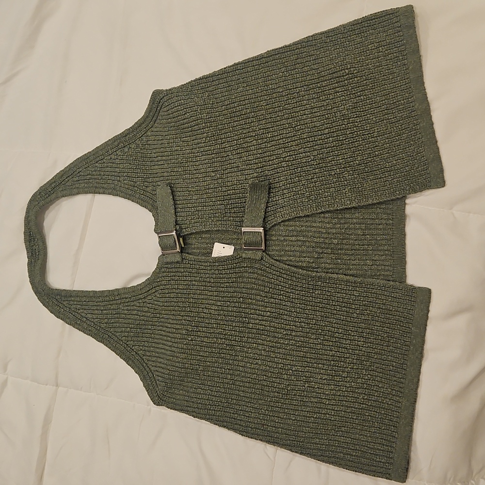 Anthropologie Sweater Halter Tank Top size Large - Picture 2 of 5